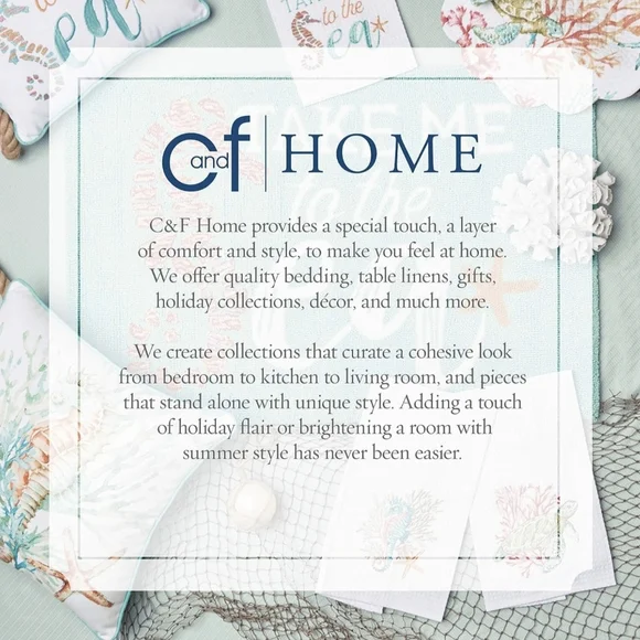 NWT C&F Home Sea Waves Blue Ocean Reversible Twin Quilt Set with One Sham - Picture 2 of 16